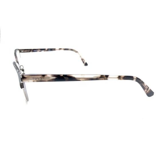 Prada VPR 61X ROU-1O1 Brown Half Rim Eyeglasses Frames 54-17 145 Italy Designer - Picture 7 of 12